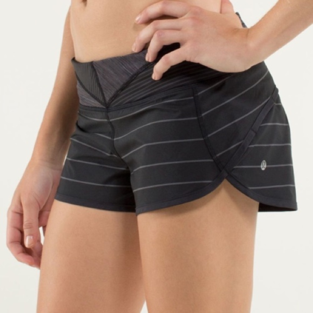 Lululemon Run: Speed Short
Hyper Stripe Black